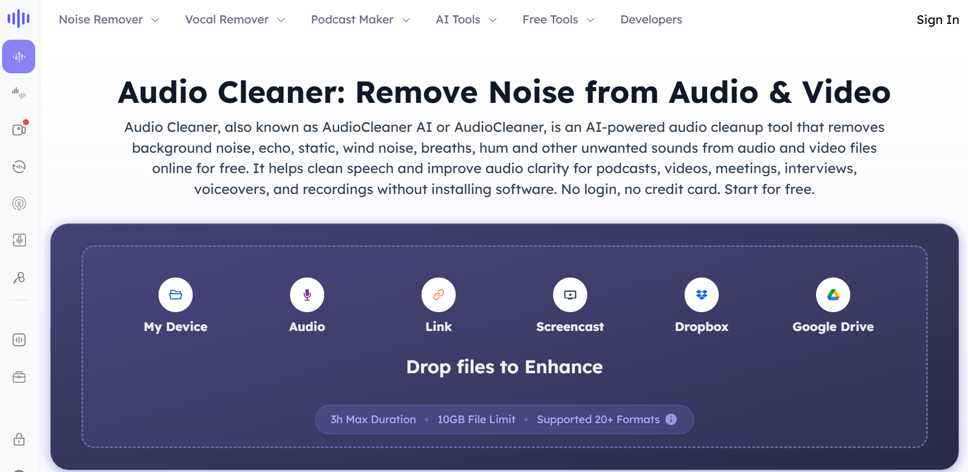 AudioCleaner AI