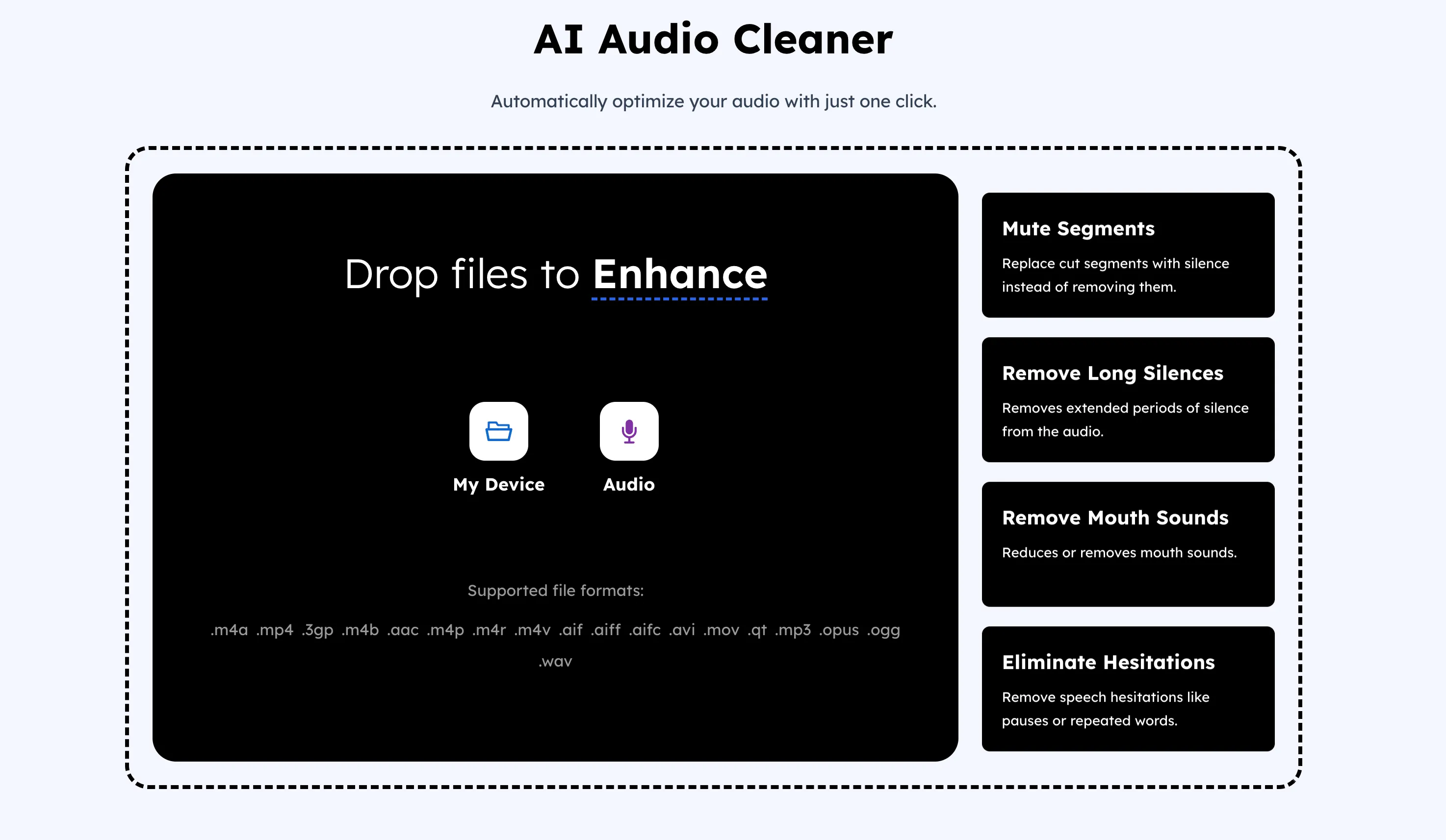 Audio Cleaner AI Audio Cleaner AI
