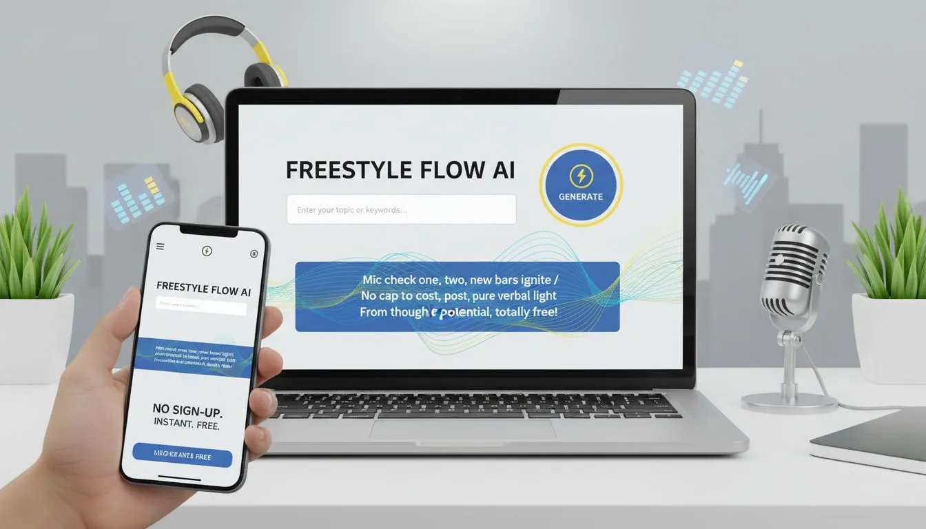 Gratis AI Rap Lyrics Generator, Geen Registratie