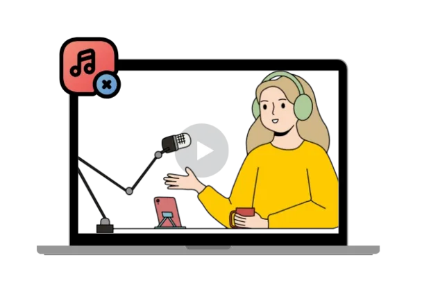 Verwijder Muziek uit Video - AI Muziek Verwijderaar Verwijder Muziek uit Video - AI Muziek Verwijderaar