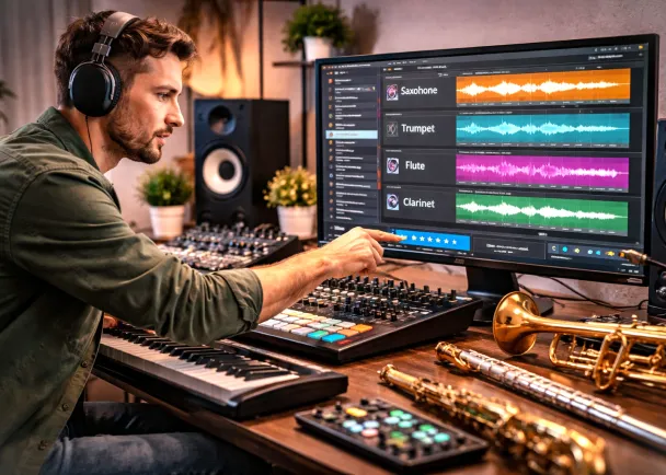 Remove Wind Instruments to Build Your Own Wind Instrument Library for Sampling & Sound Design