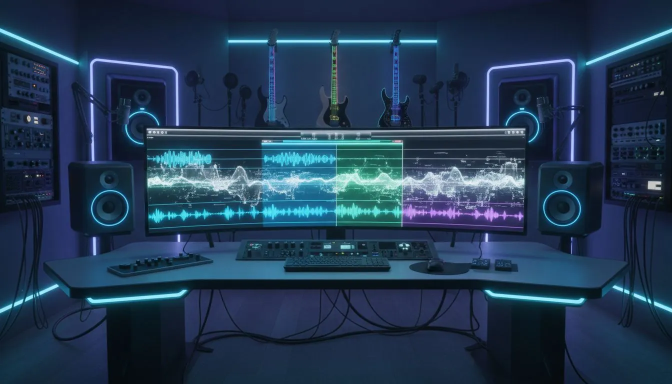 Producción musical y pistas de instrumentos